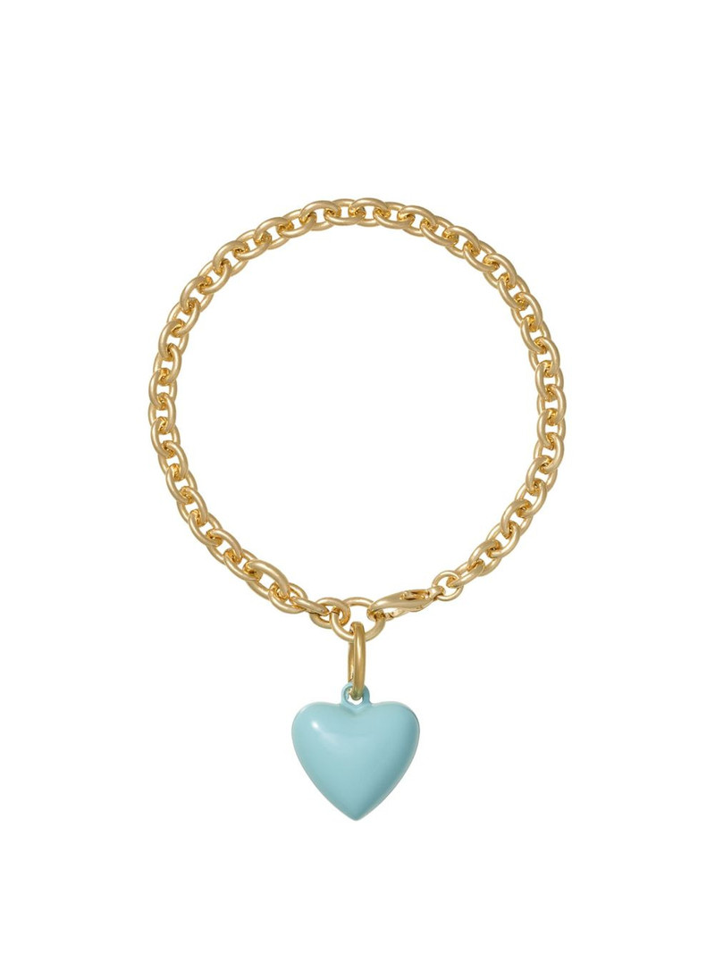 ROXANNE ASSOULIN The Mini Puffy heart-charm bracelet outlook