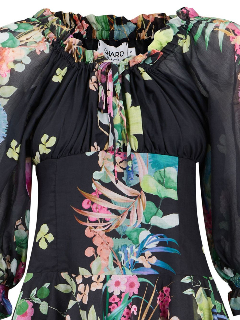 Nai ruffled floral-print mini dress 4