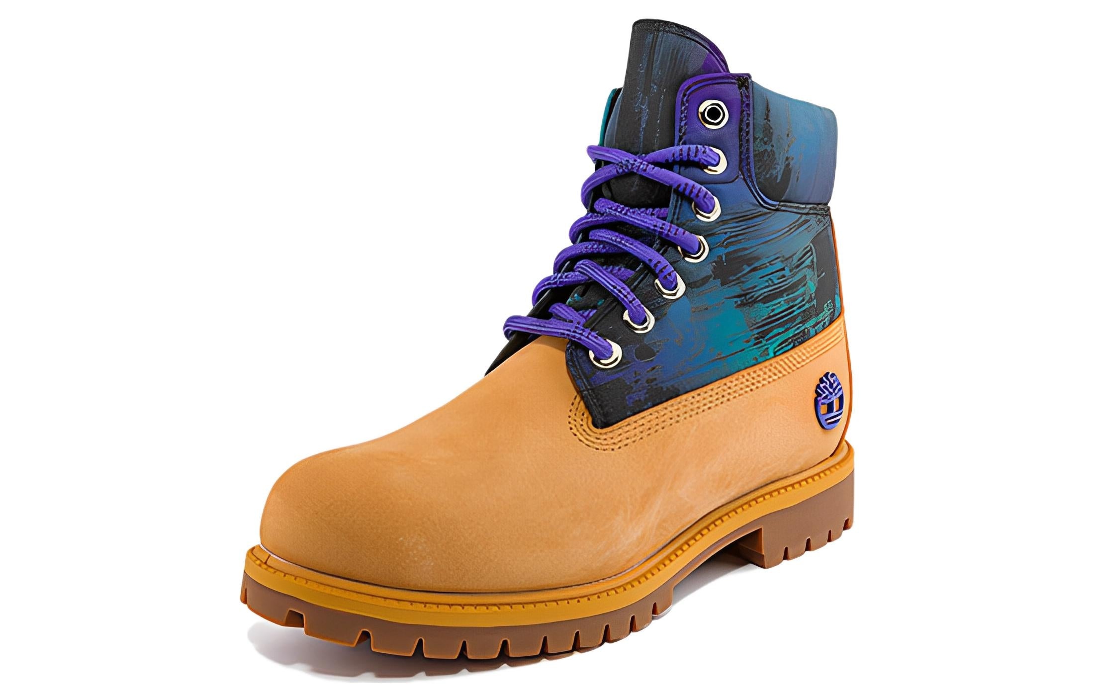 Timberland Heritage 6 Inch Waterproof Boot 'Wheat Nubuck with Print' A2M5V - 3