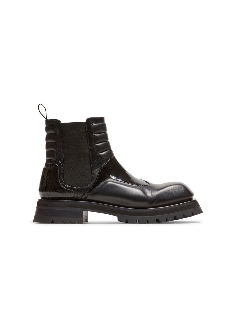 Smooth leather Army Phil Chelsea boots 1