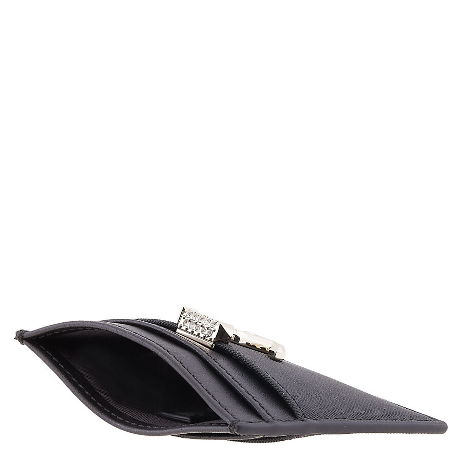 Jimmy Choo JC Emblem Leather Card Holder - 5