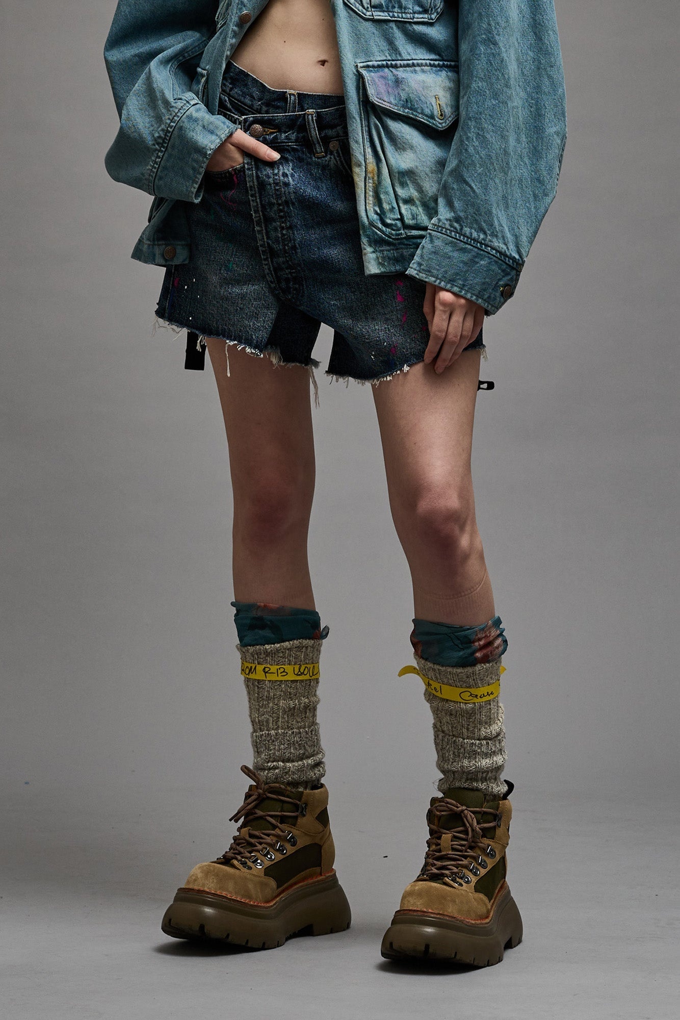 CROSSOVER SHORTS - BEXLEY PAINT SPLATTER - 3
