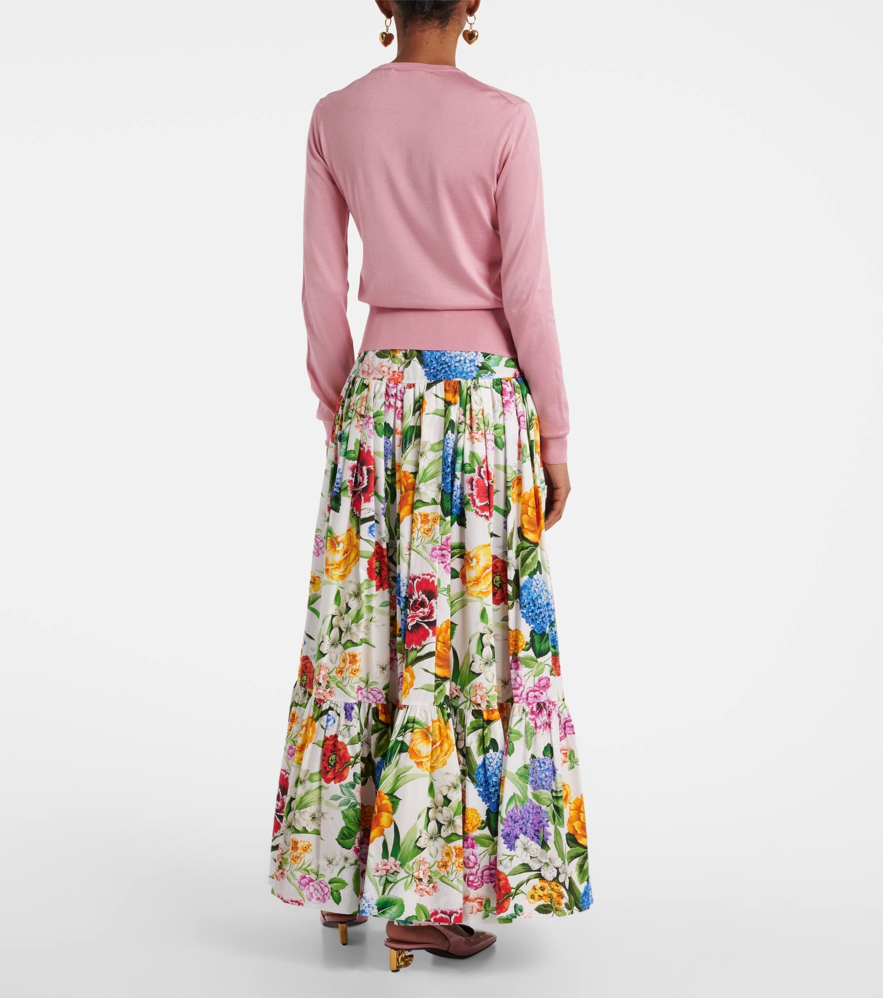 Floral-appliqué sweater - 3