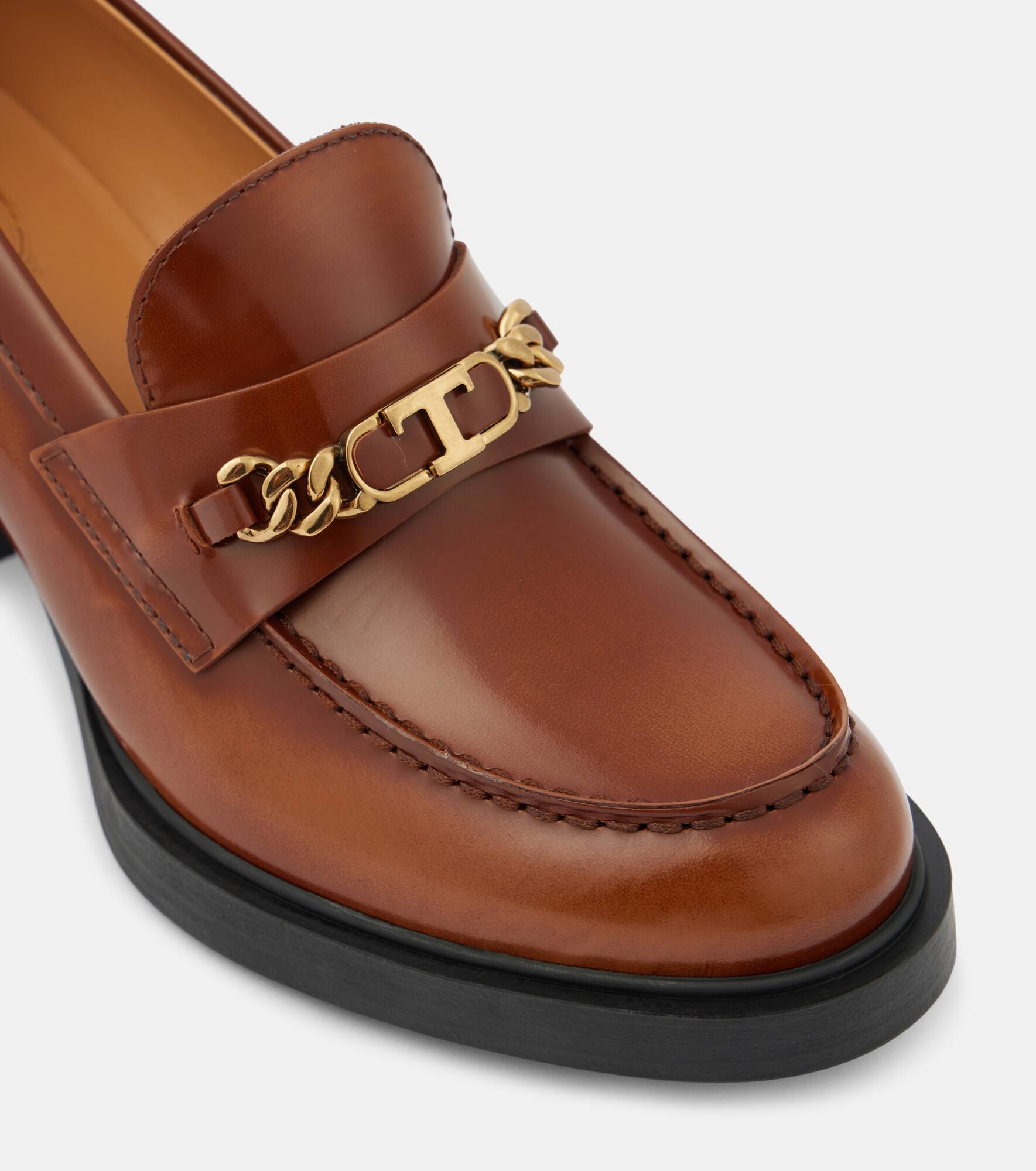 Patent leather loafer pumps - 6