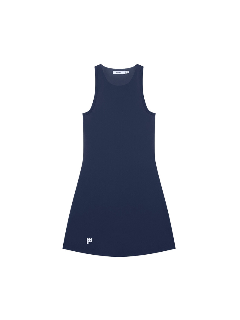 Womens Court Side Dress - Granite Navy 1