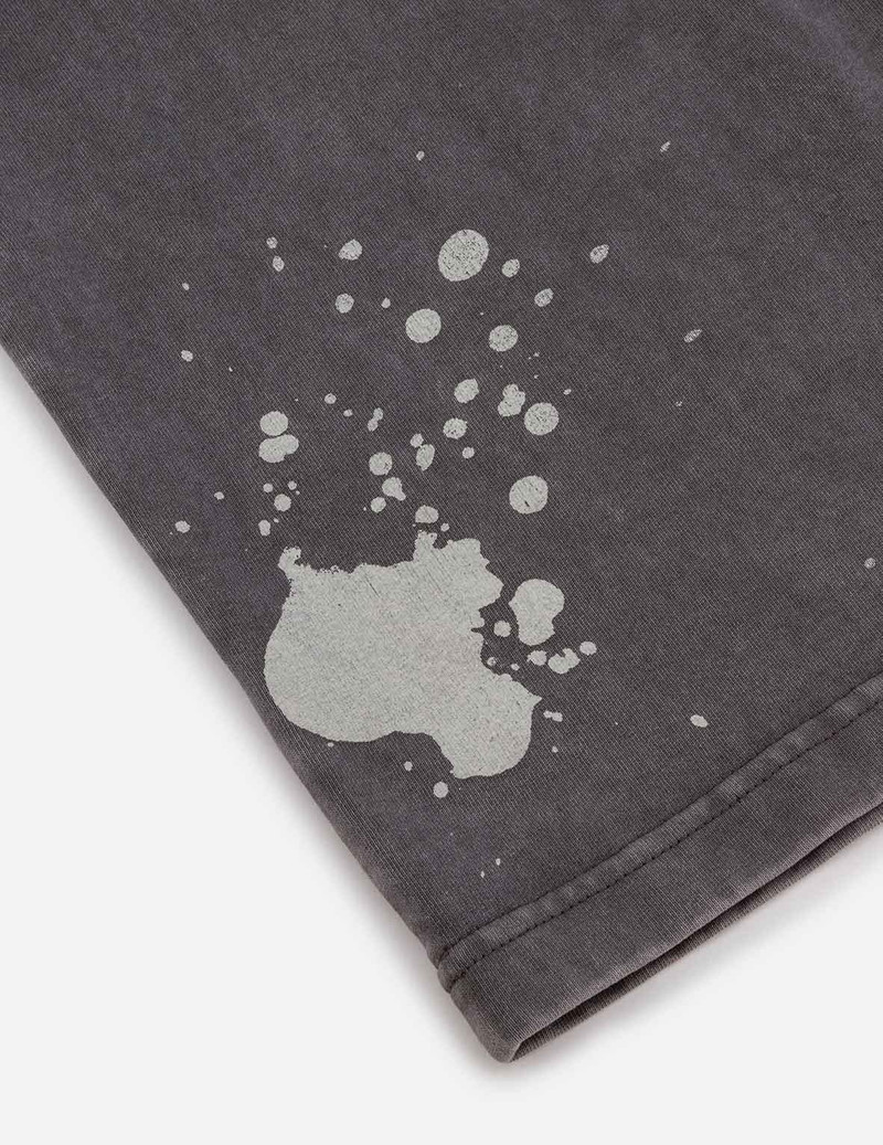 Washed Logo Embroidery and Print Loose Fit T-shirt 15