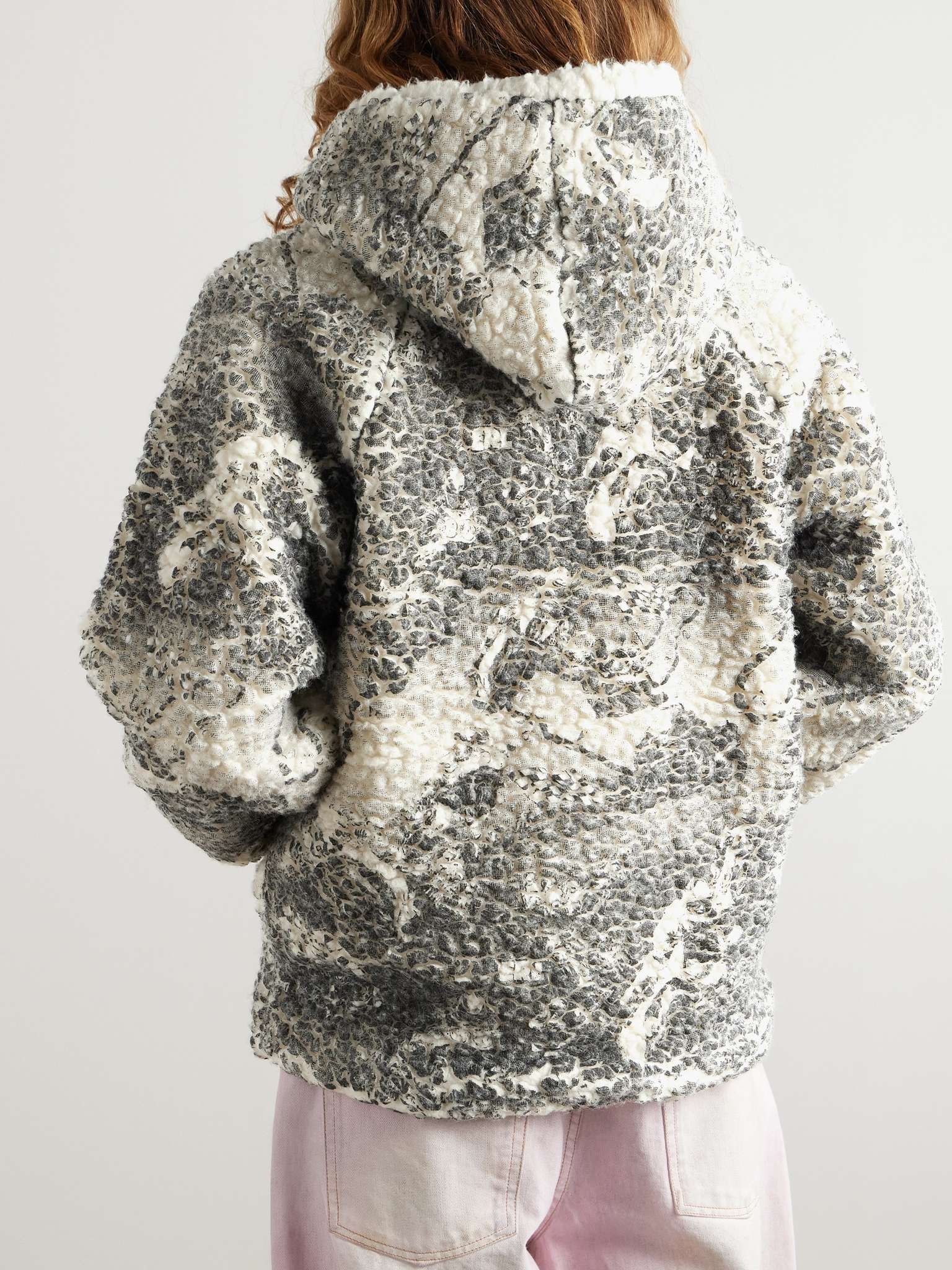 Printed Fleece Hoodie - 3