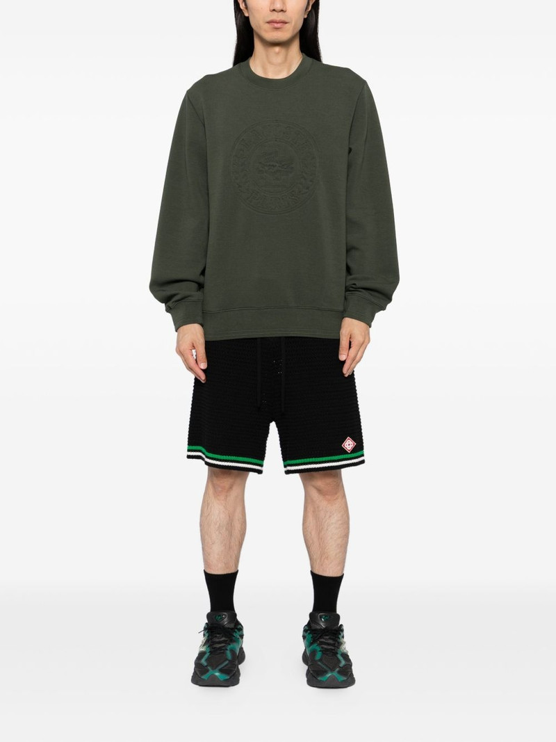 LACOSTE embossed-logo sweatshirt outlook