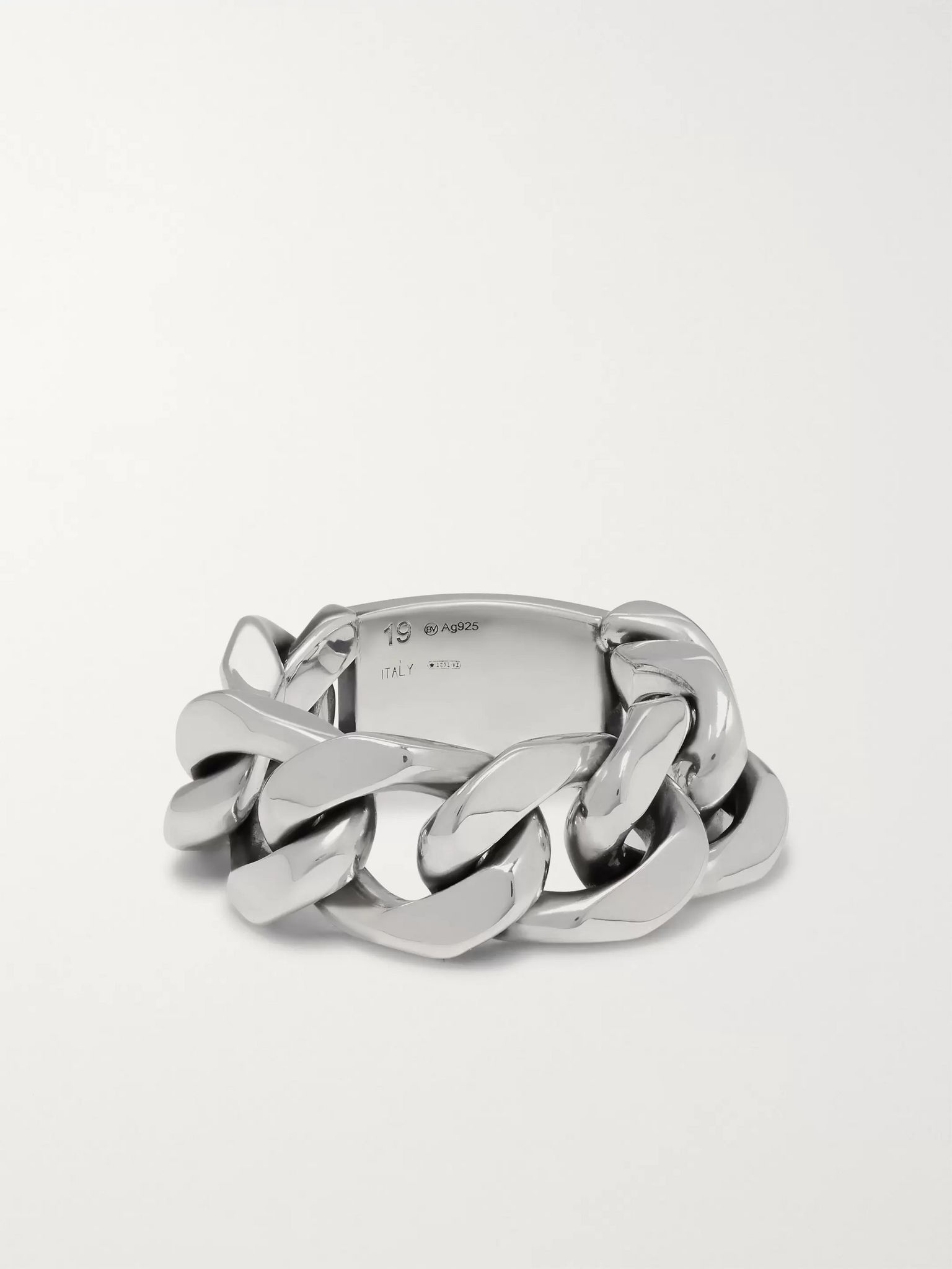 Sterling Silver Chain Ring - 2