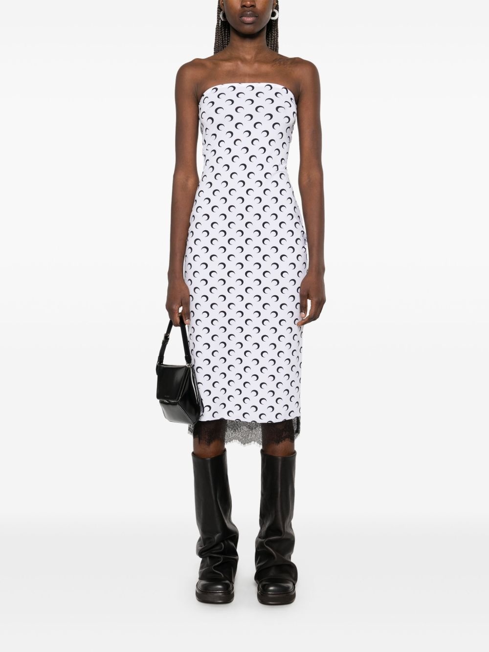 Crescent Moon bustier midi dress - 2