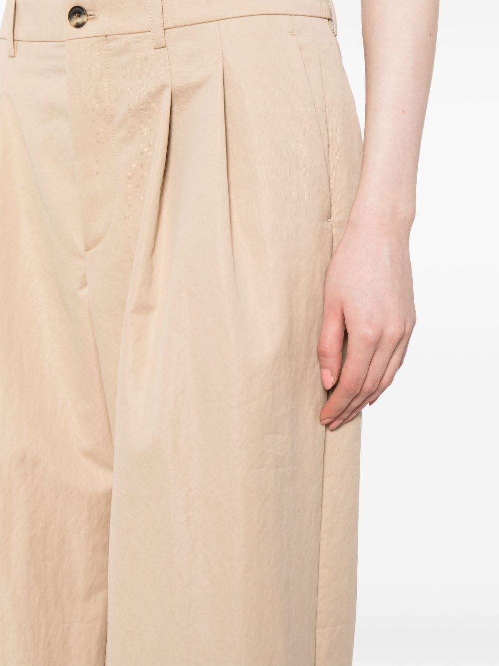 wide-leg tailored trousers - 5