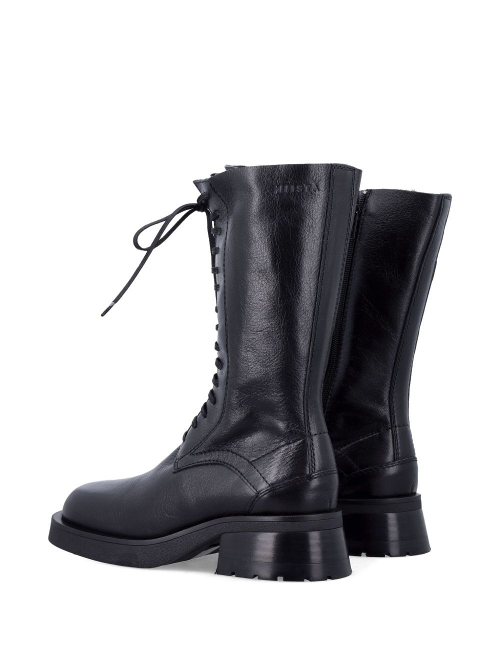 lace-up chunky-sole boots - 3