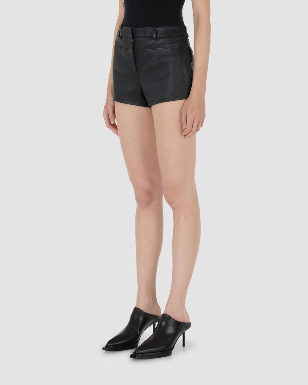 MINI LEATHER SHORT - 3