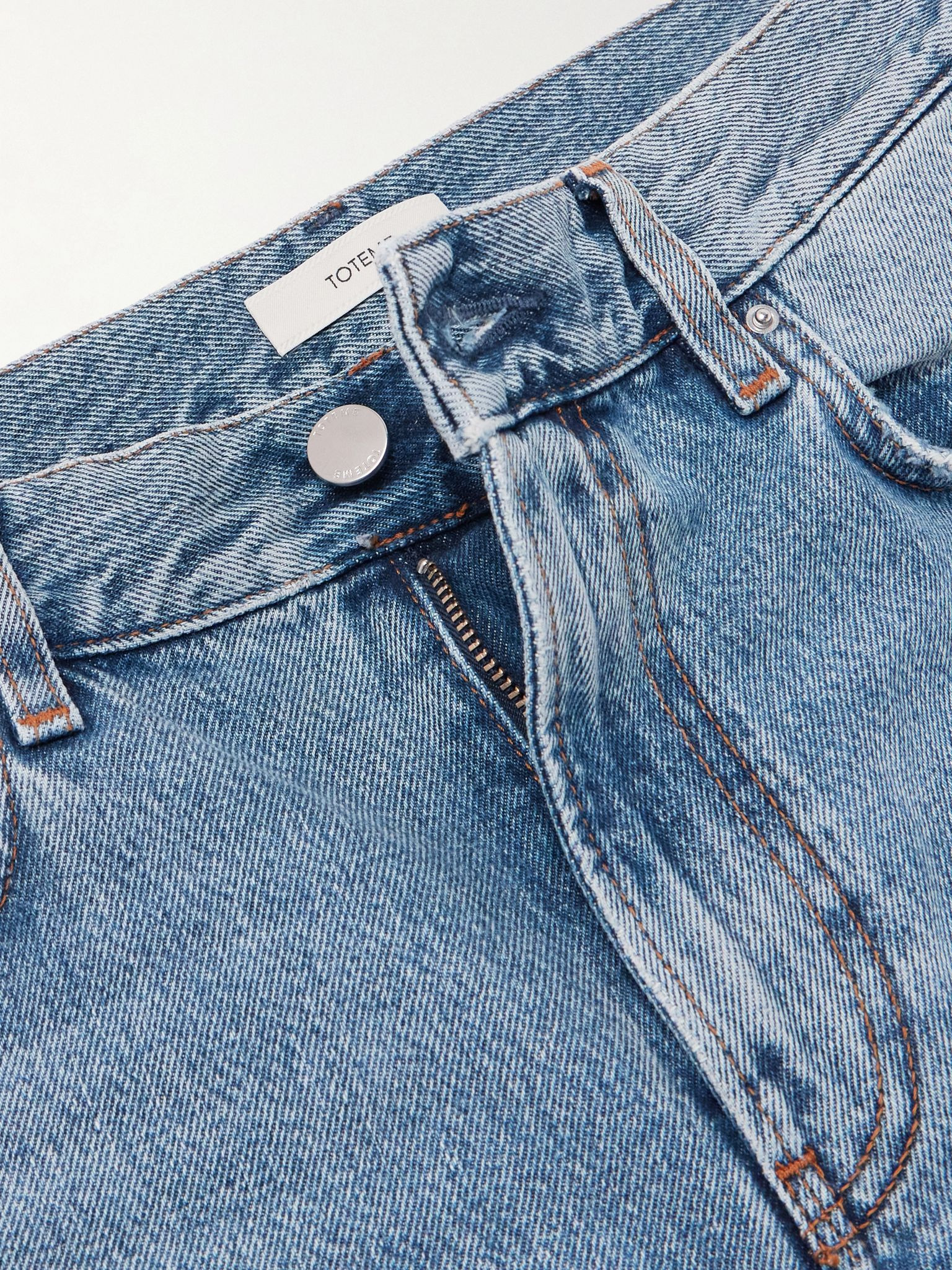 Garderob organic low-rise straight-leg jeans Light denim - 4