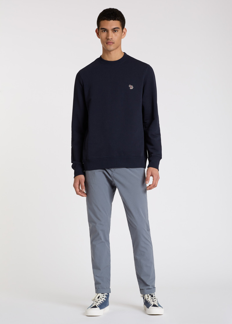 Regular-Fit Navy Zebra Sweatshirt 8