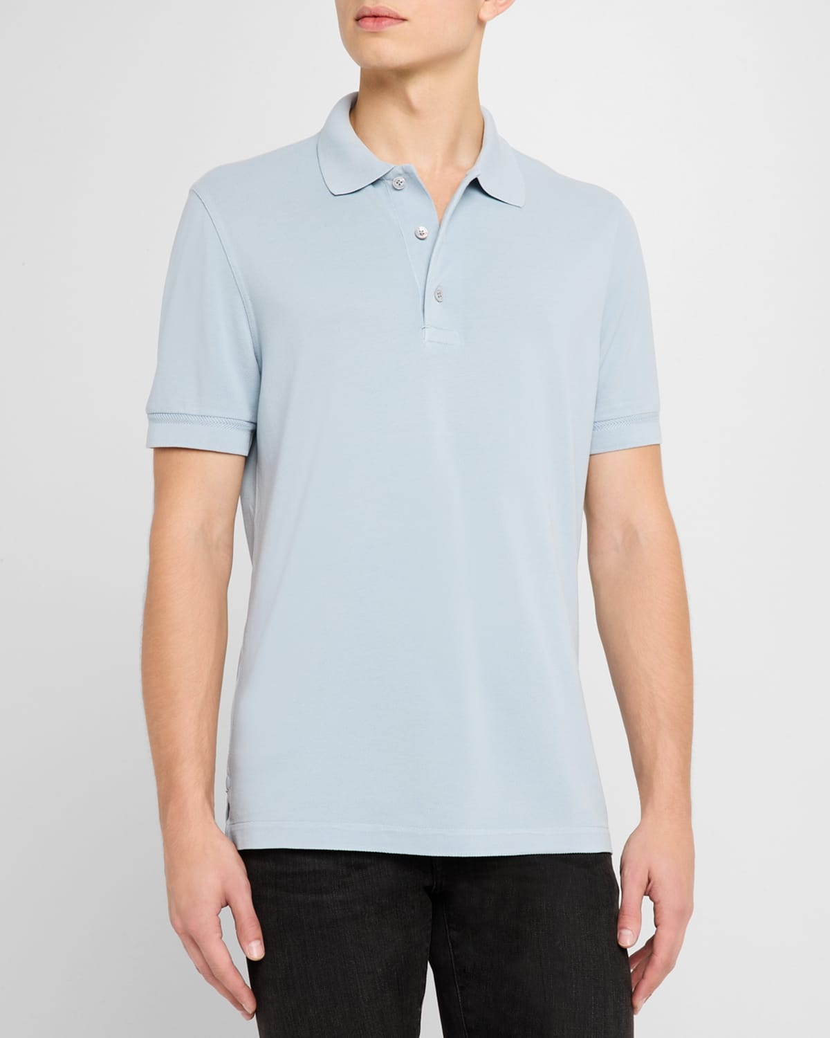 Men's Lyocell Pique Polo Shirt - 4