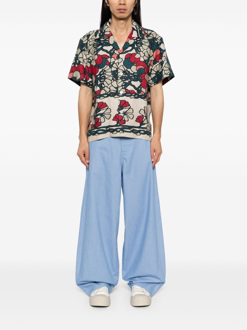 Marni wide-leg denim jeans outlook