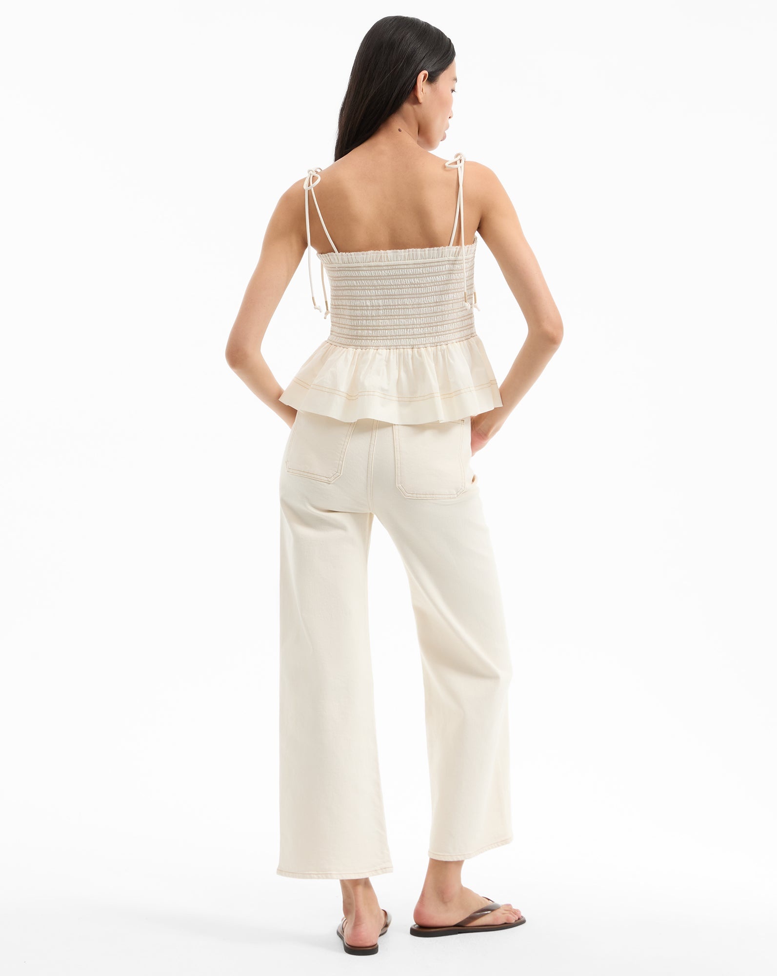 OPHELIA SMOCKED TANK TOP - 5