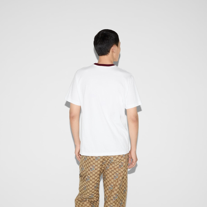 Printed medium cotton jersey T-shirt 4