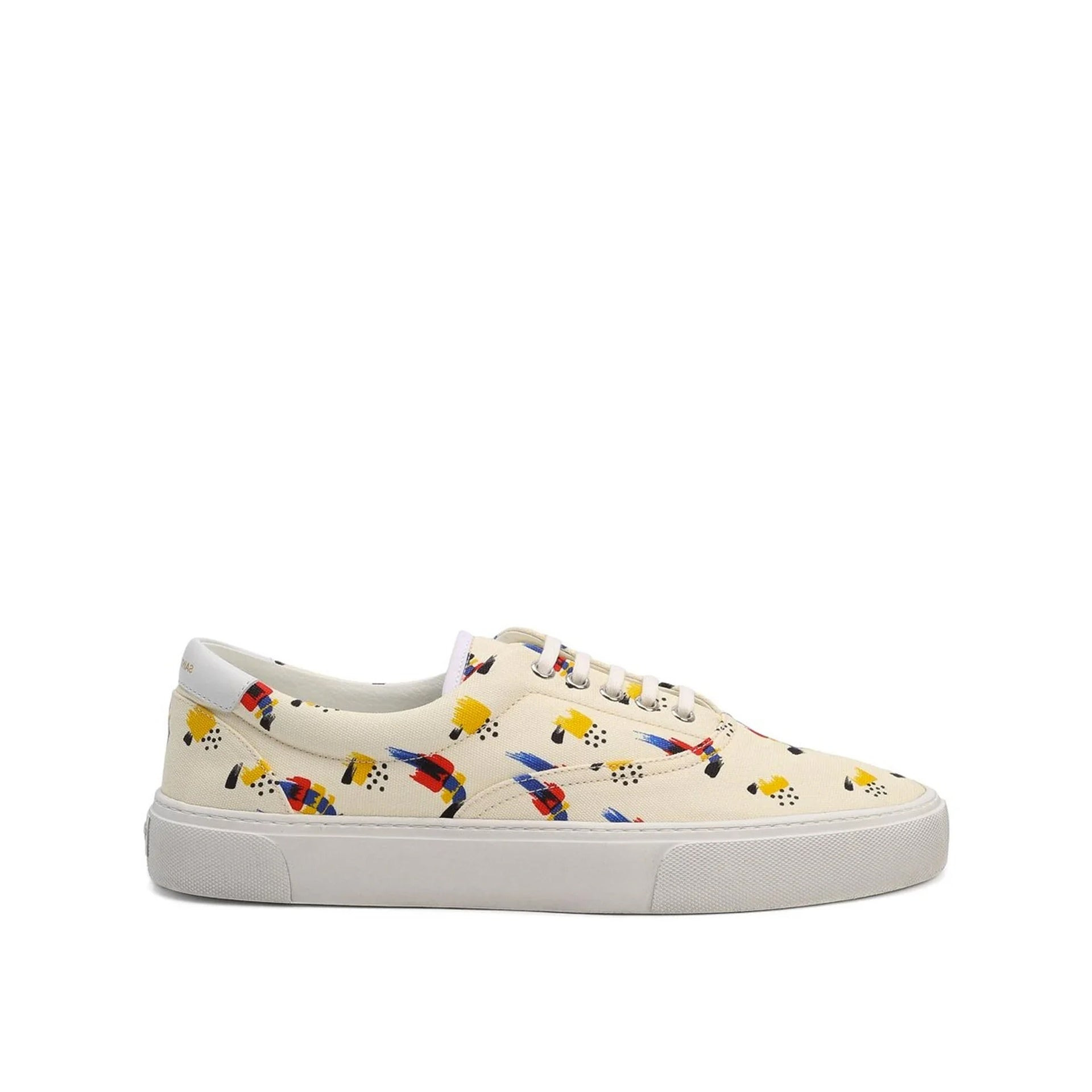 Saint Laurent Printed Canvas Sneakers Men - 5