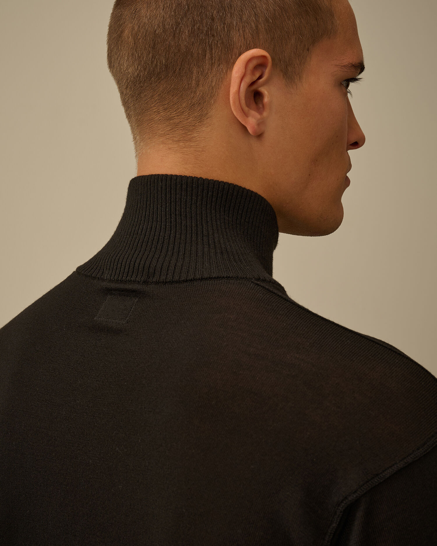 Silk Ultrafine Merino Wool Half Zip Sweater - 6