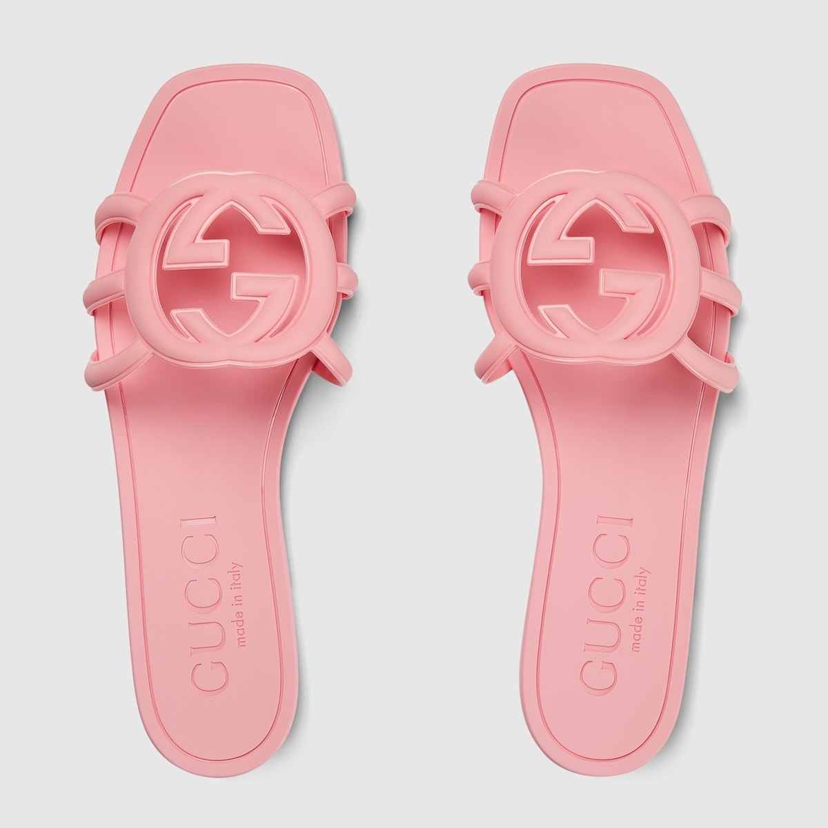 Women's Interlocking G slide sandal - 5