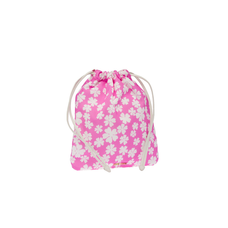 Printed faille pouch 3