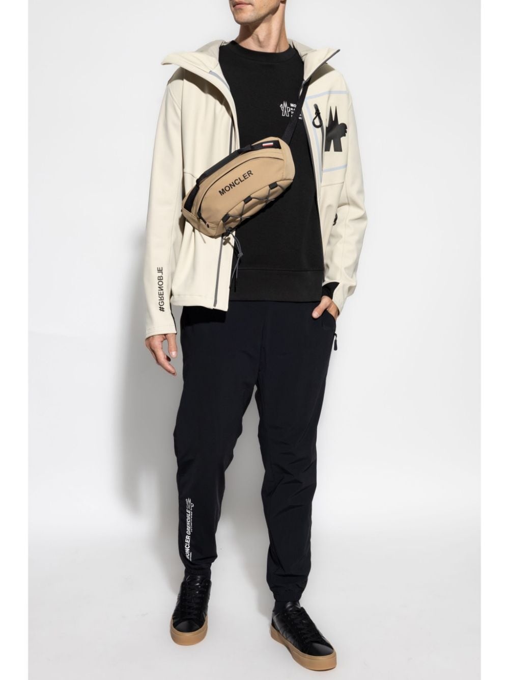 technical jersey track pants - 2