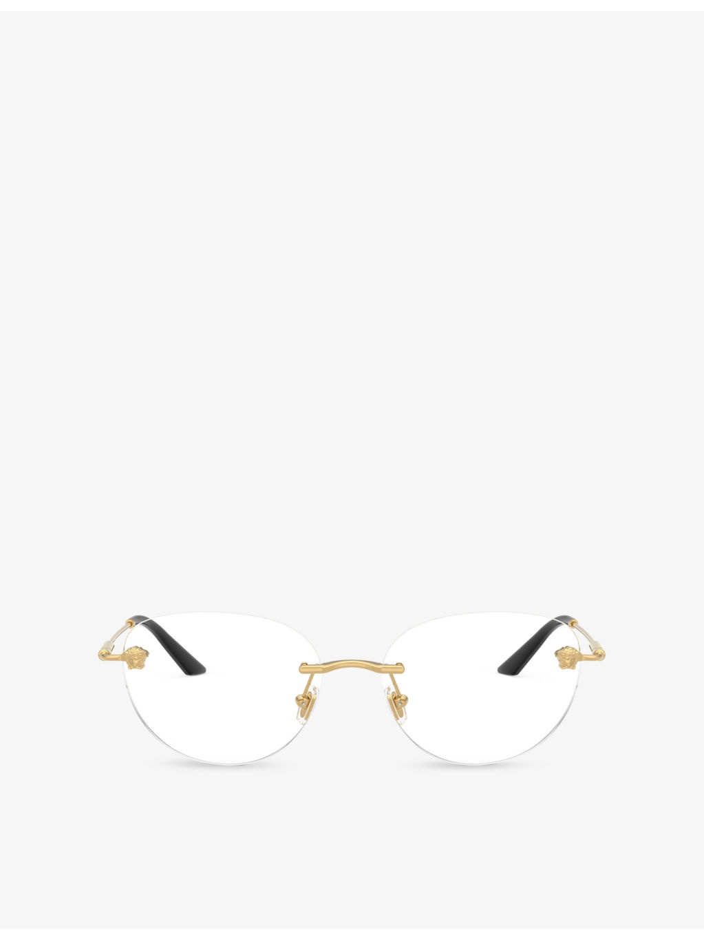 VE1305 Round-Frame Metal Optical Glasses - 1