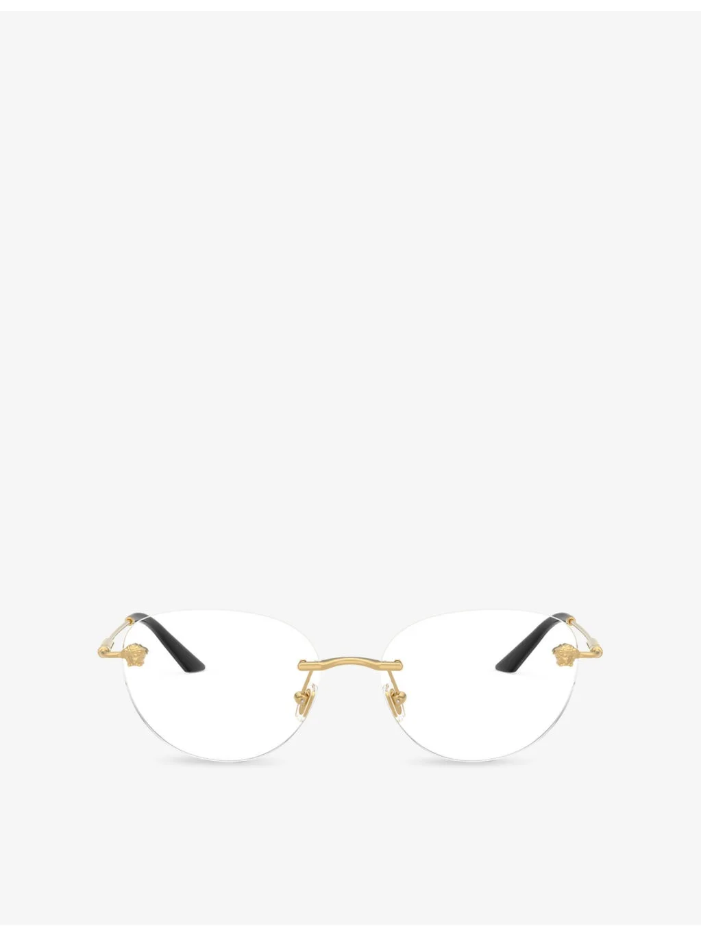 VE1305 Round-Frame Metal Optical Glasses - 1