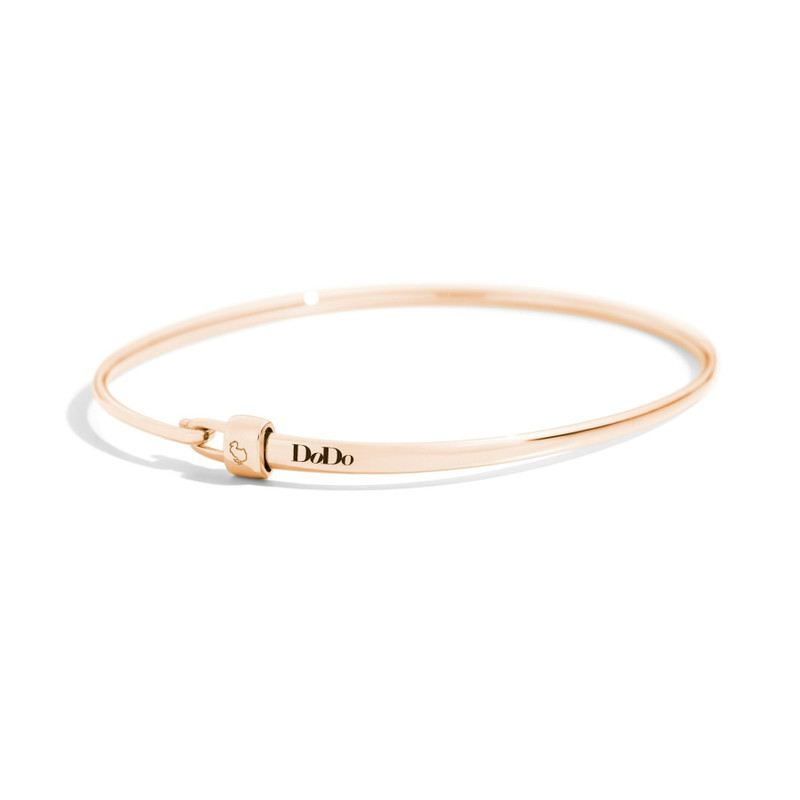 DoDo ROSE GOLD ESSENTIALS BANGLE BRACELET outlook
