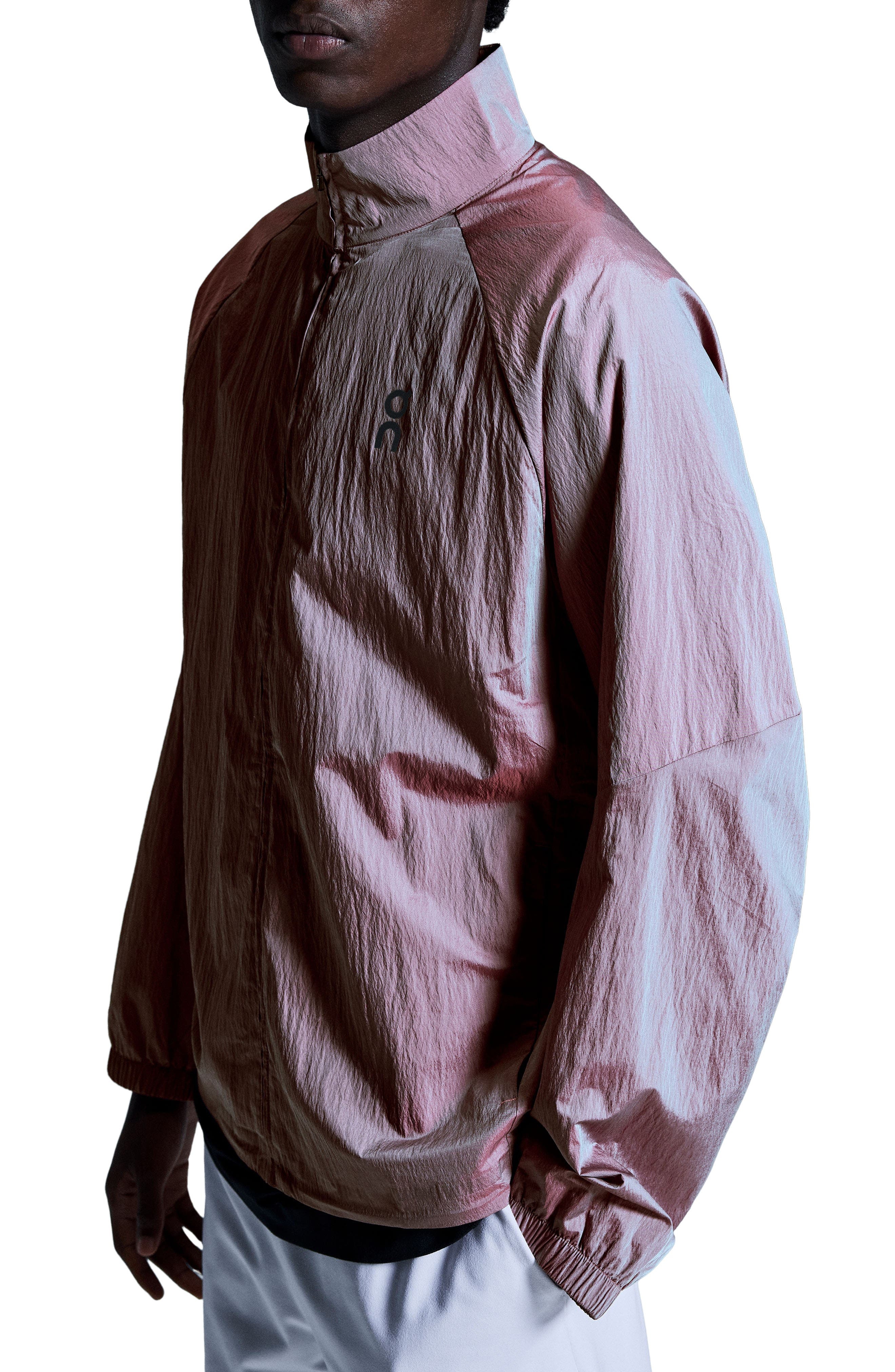 On Court Water Repellent Track Jacket in Pink at Nordstrom - 3