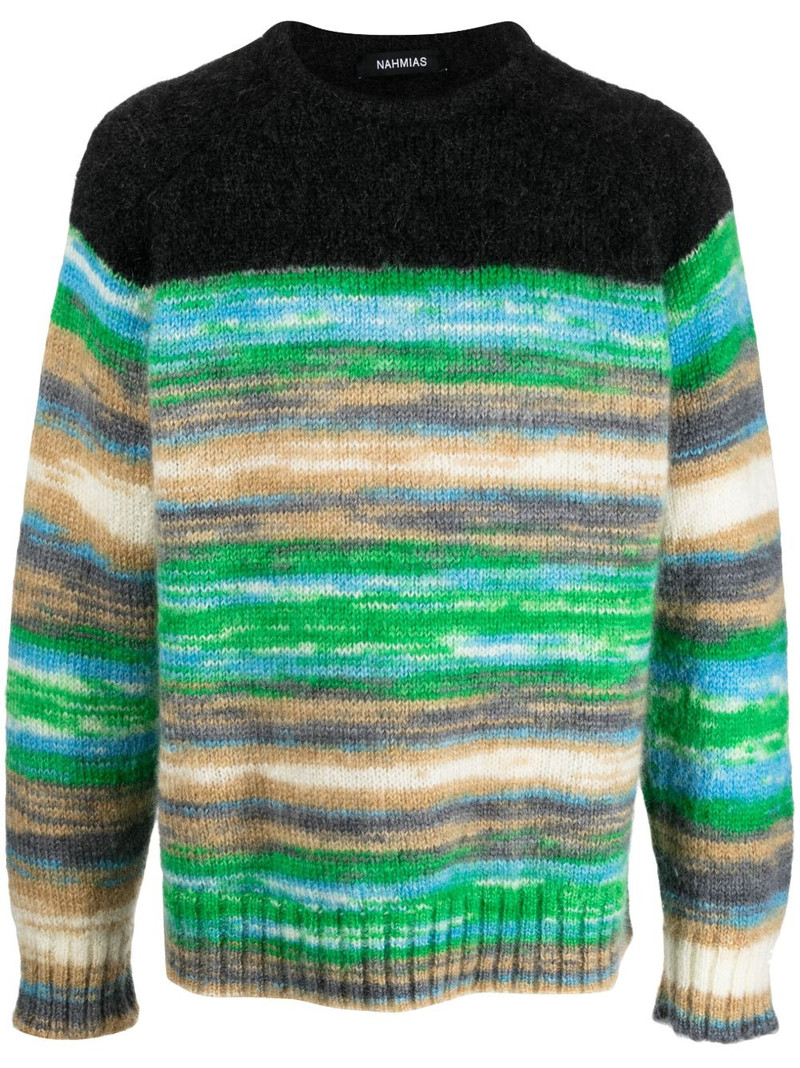 intarsia-knit sweatshirt 1