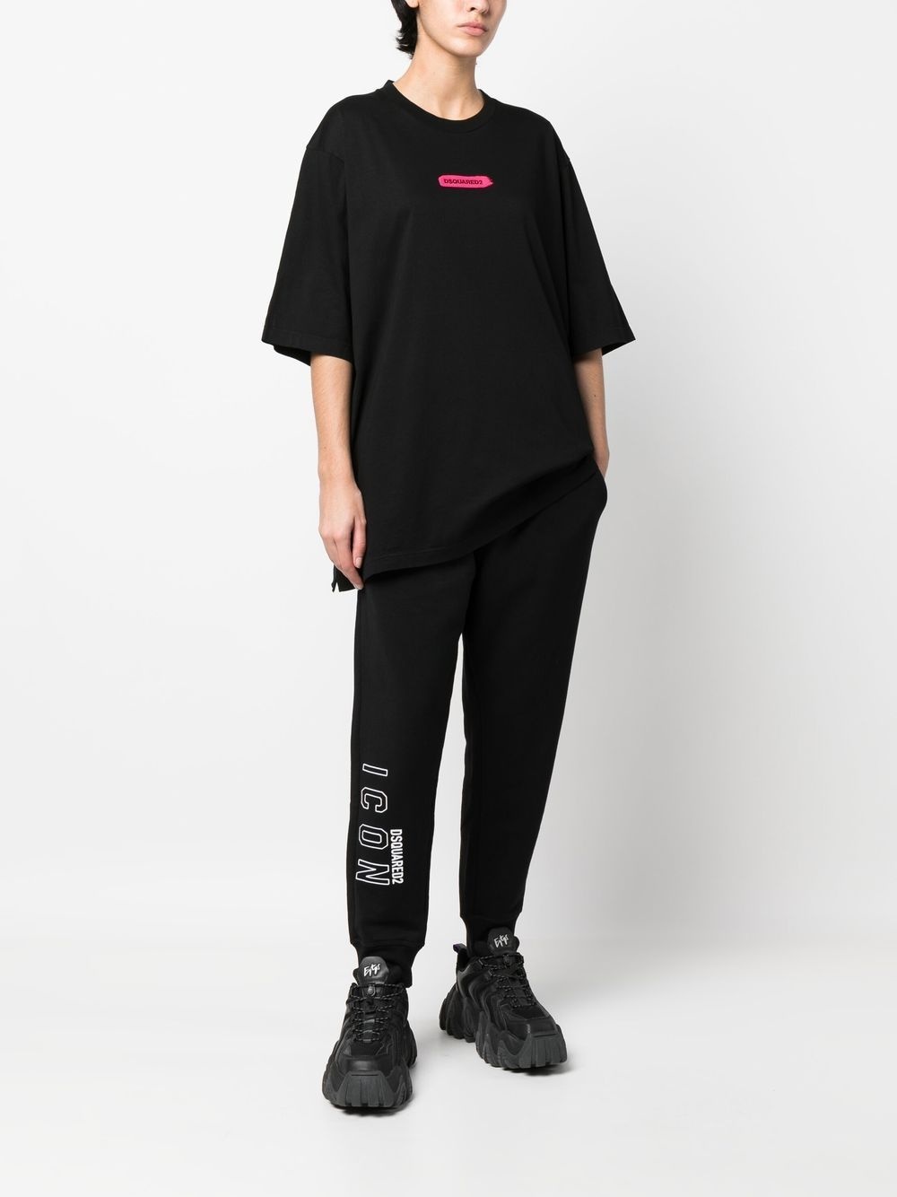 Icon logo-print track pants - 3