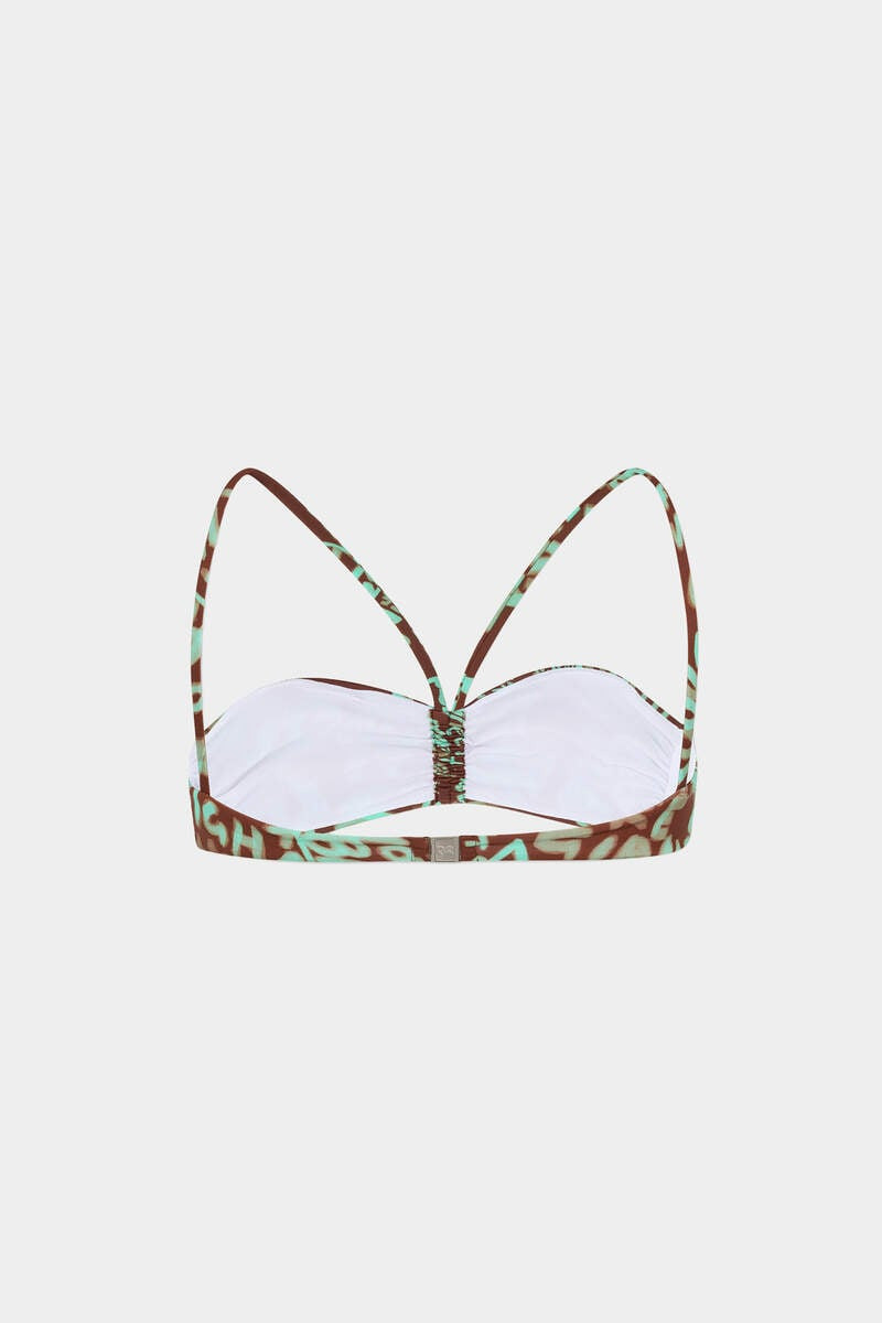 DSQUARED2 REBEL HIBISCUS BIKINI TOP outlook