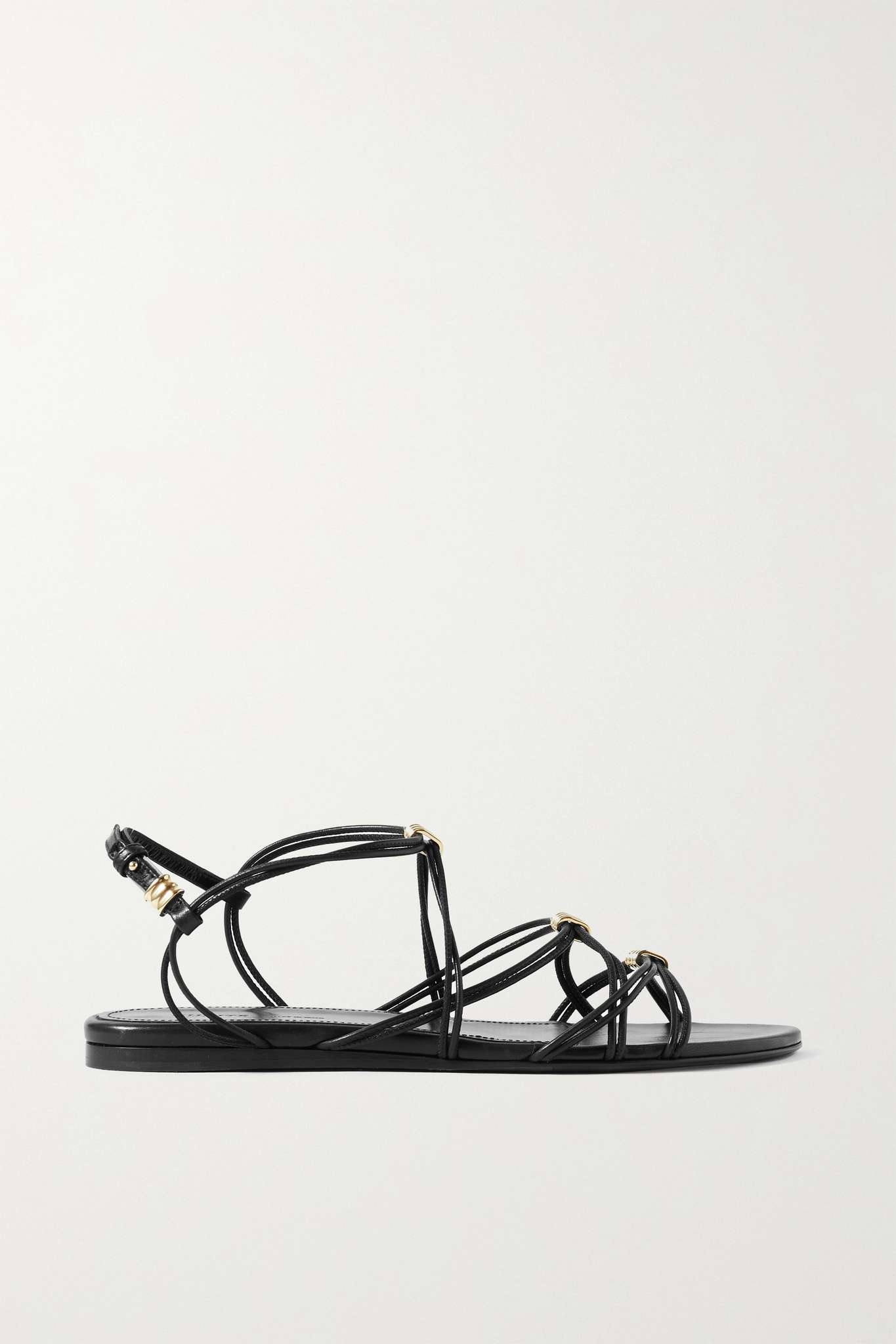 Louisa embellished leather sandals - 1