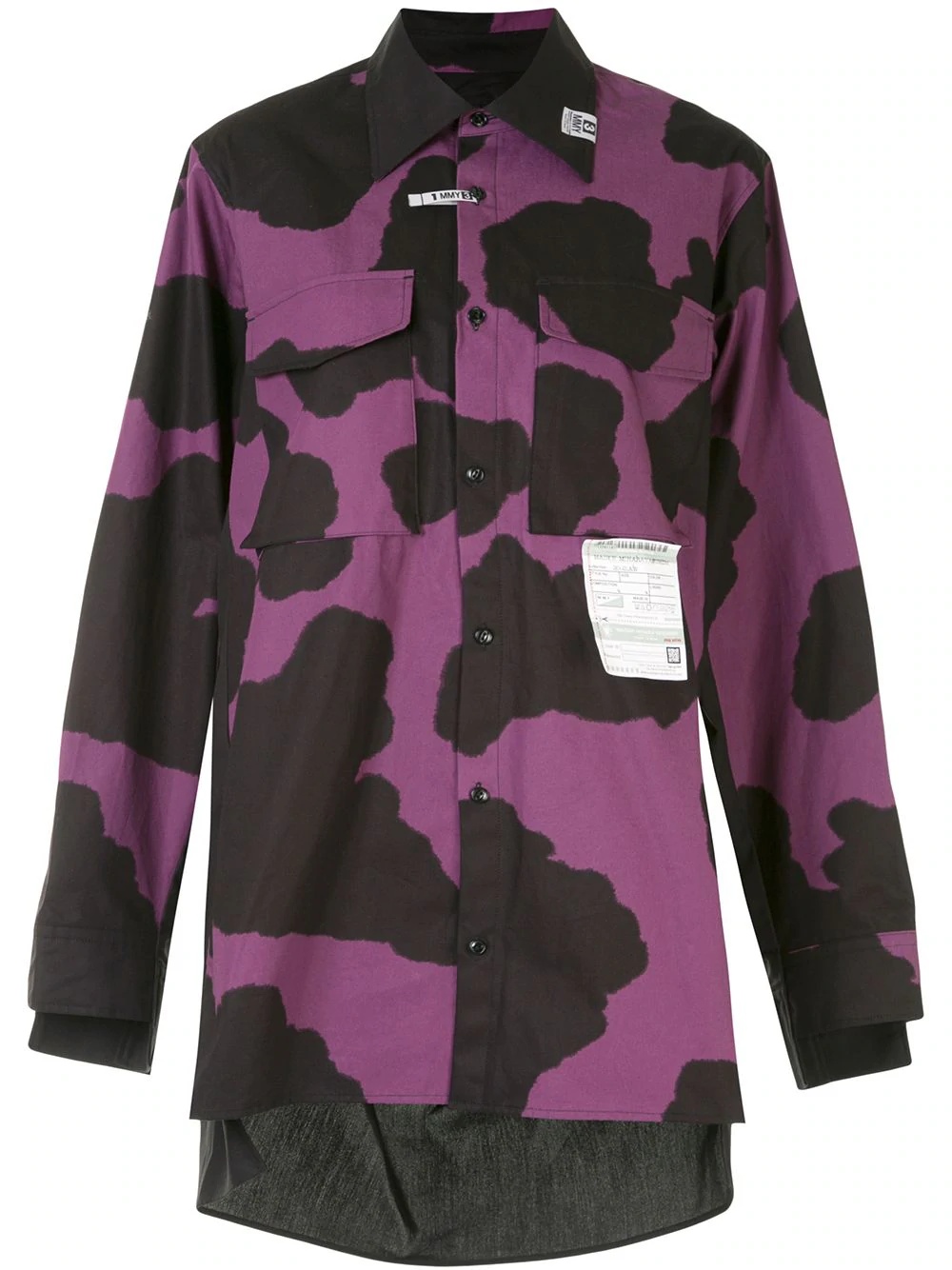 Holstein cut-out detail shirt - 1