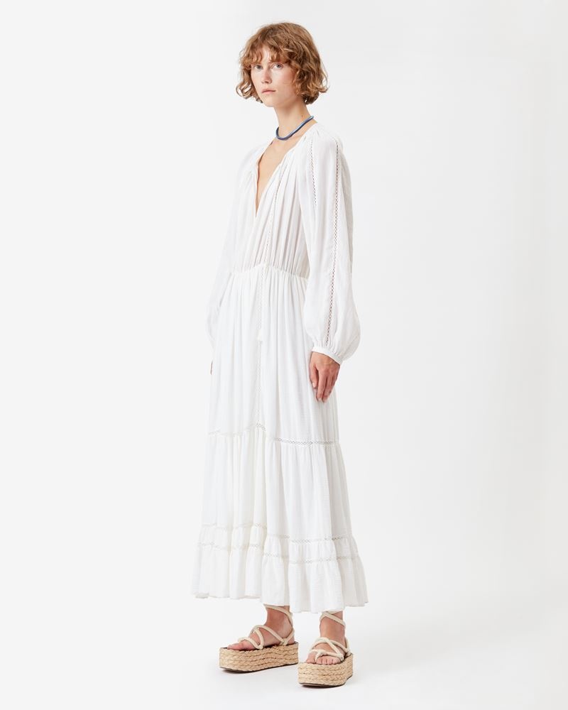 LATIFA COTTON AND LINEN DRESS - 4