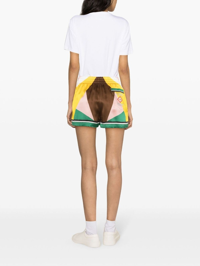Geometric Casa Sport silk shorts 4