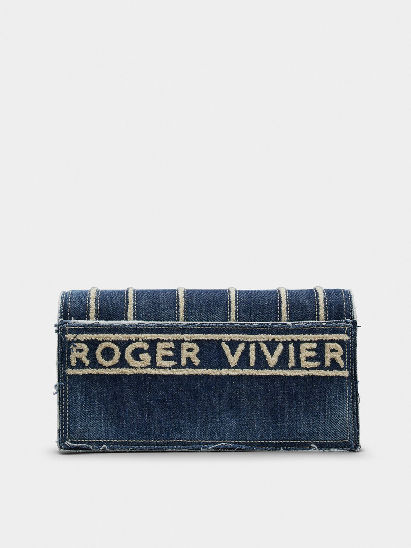 Viv' Choc Summertime Bag in Denim 5