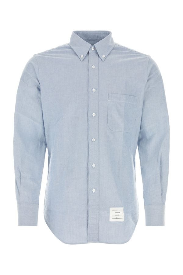 Light-blue oxford shirt - 1