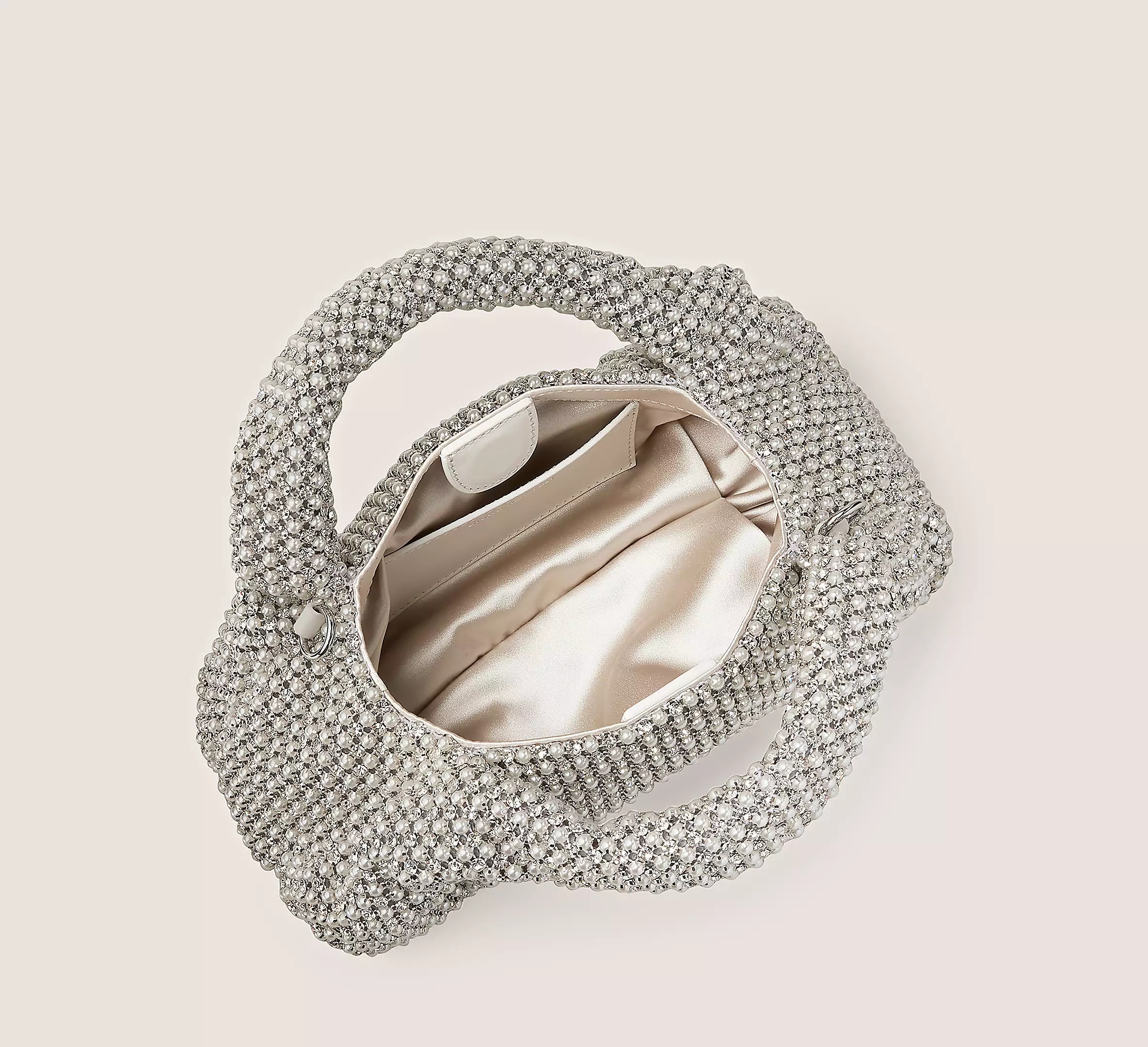 THE MODA CRYSTAL PEARL MINI TOTE - 3