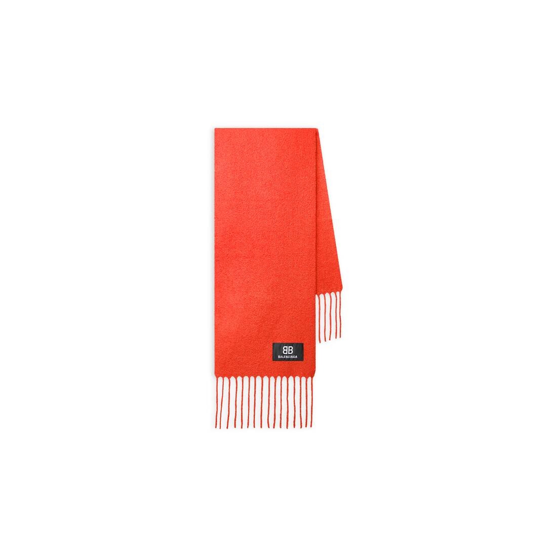 Fringe Scarf  in Red - 1