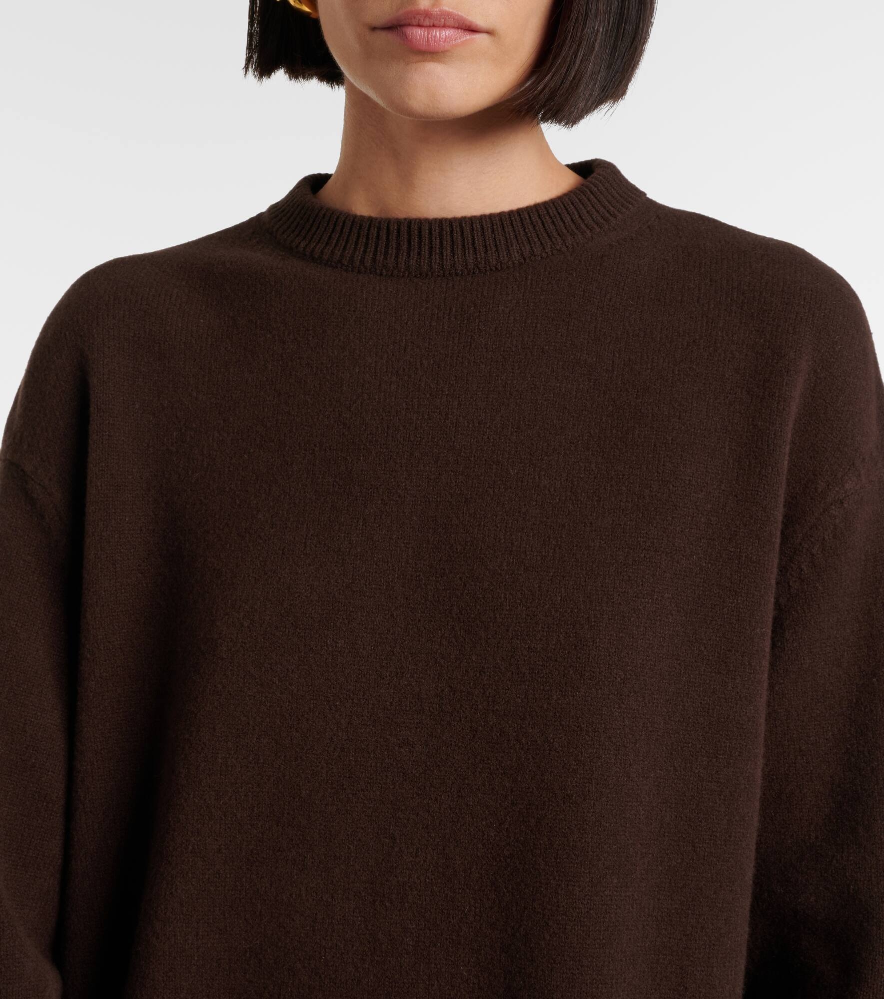 Ainsley wool and cashmere shift dress - 4