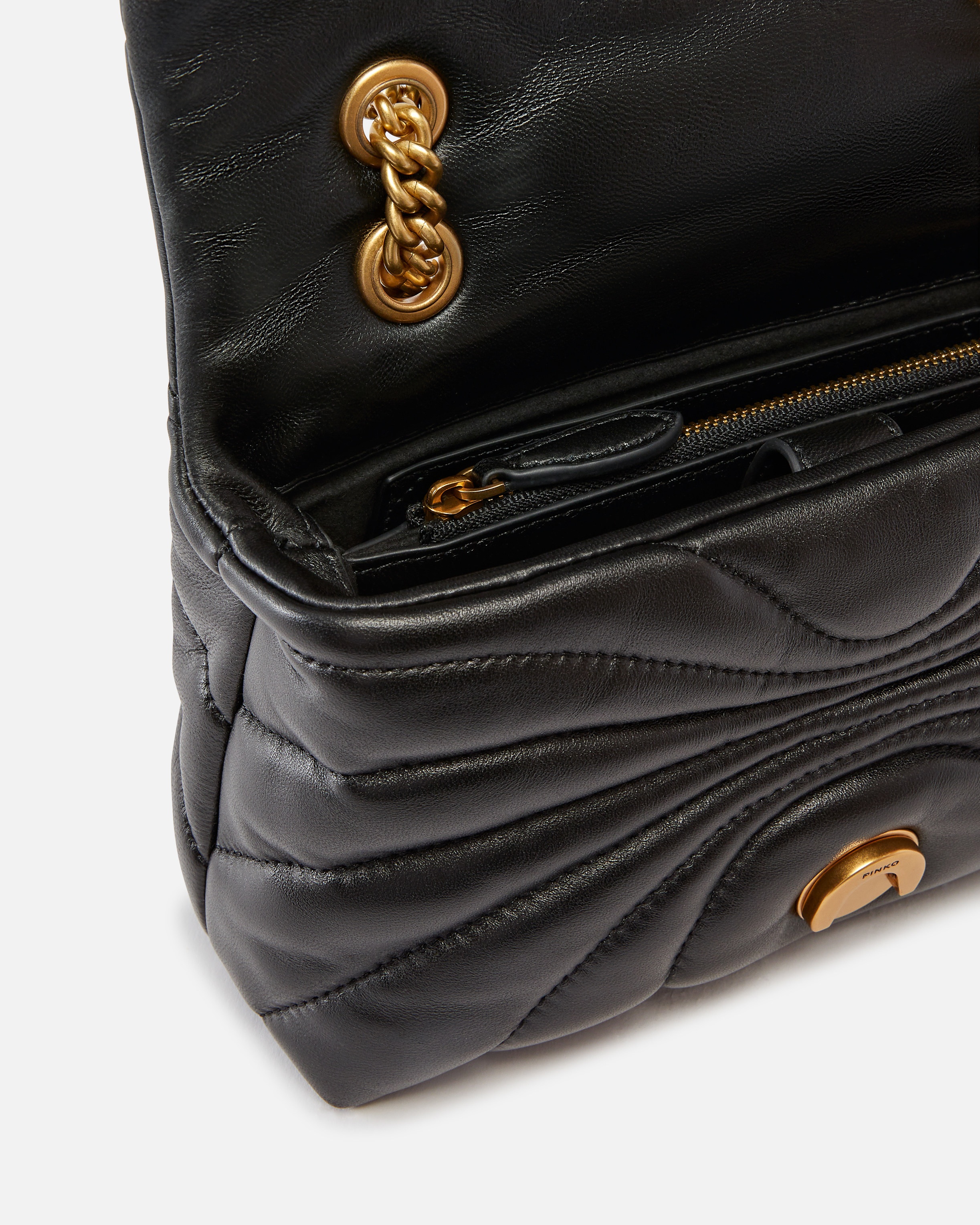 LOVE BAG PUFF BUTTERFLY MINI NAPPA LEATHER CROSSBODY BAG - 4