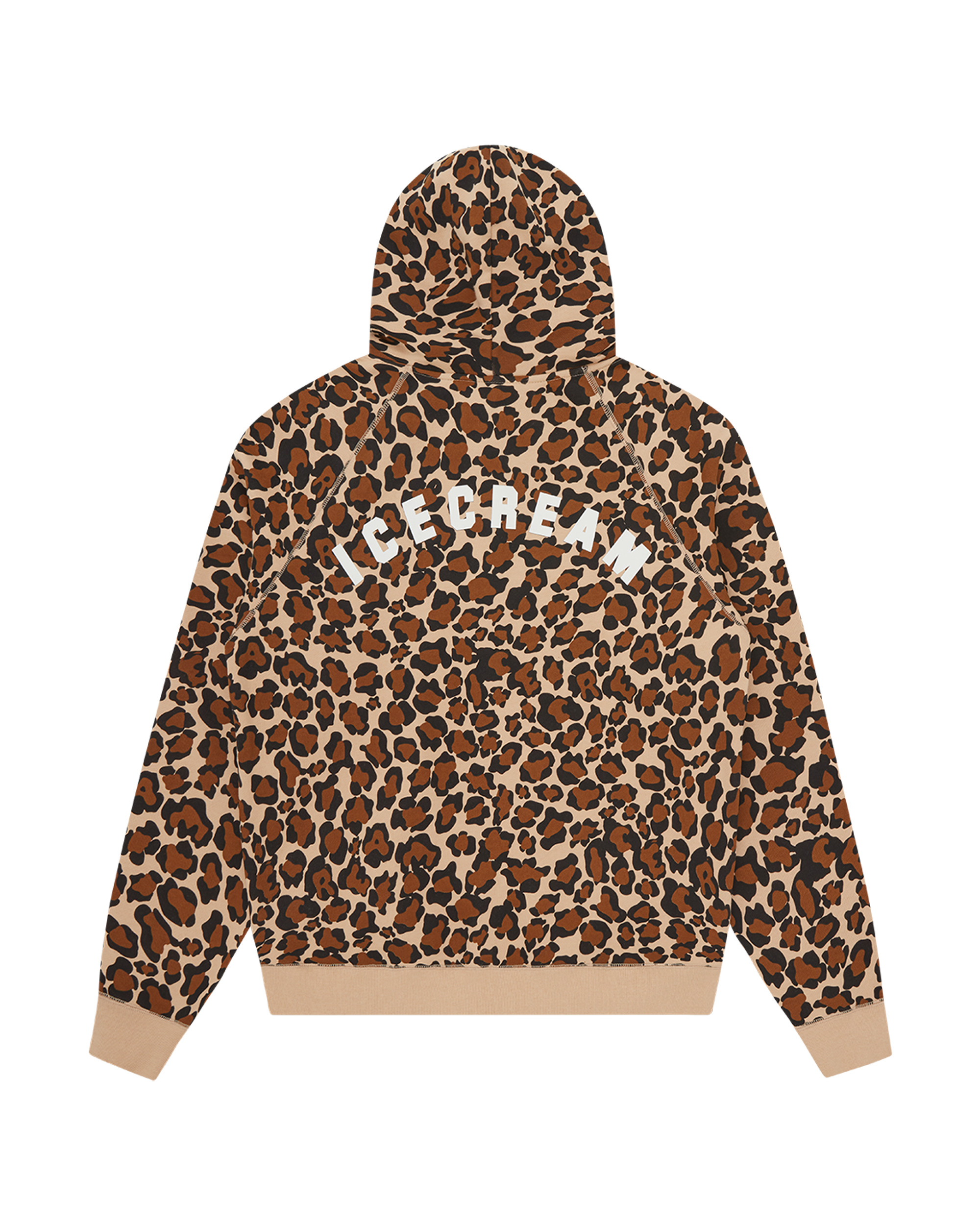 LEOPARD PRINT ZIP THROUGH HOOD - 2