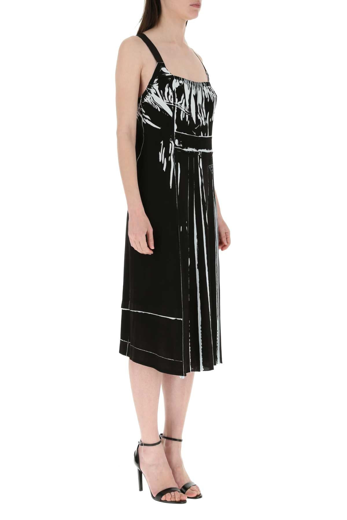 Prada Women Printed Stretch Viscose Dress - 3