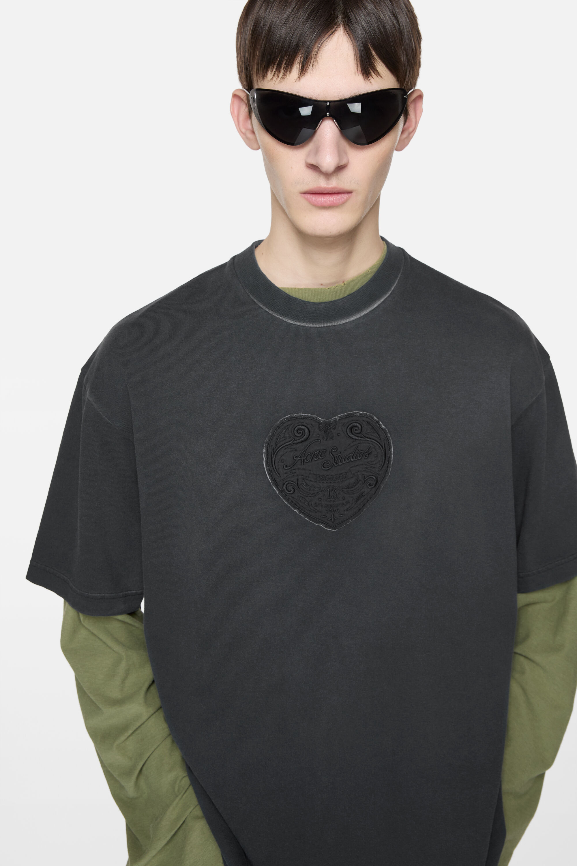 Logo t-shirt - Faded black - 4