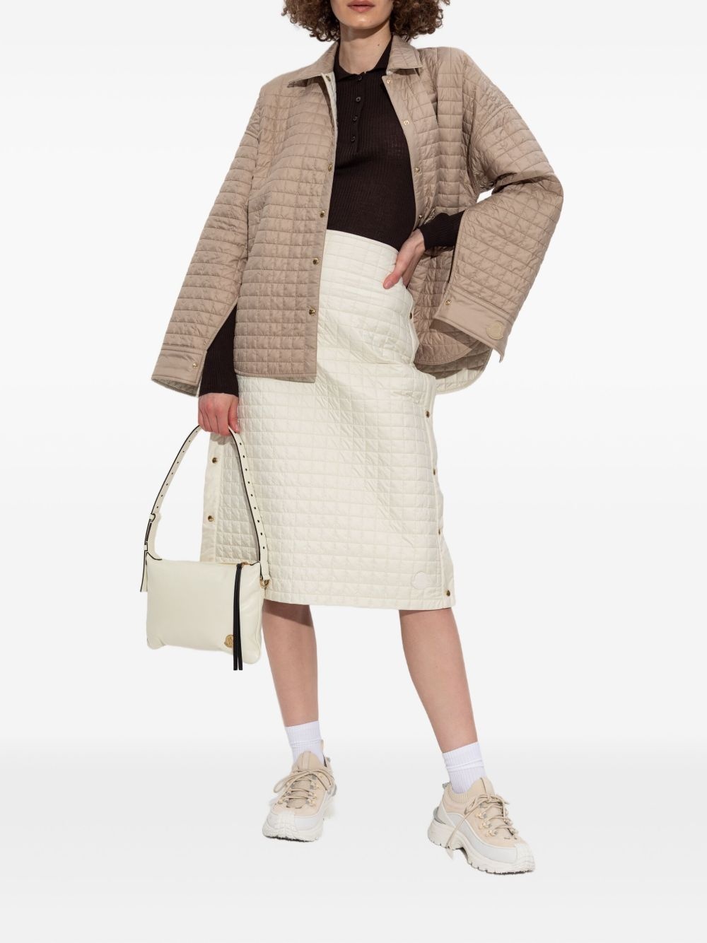 quilted shirt jacket - 2