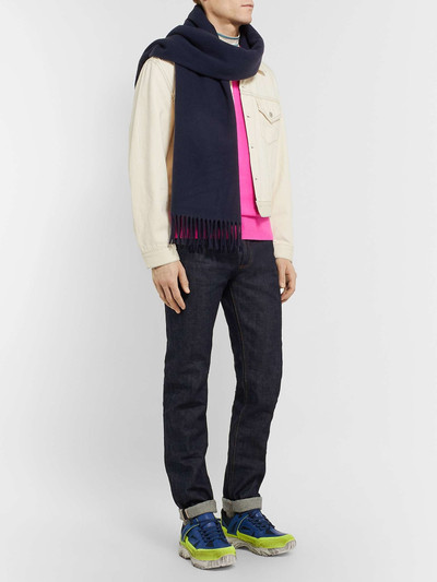 Acne Studios Fringed Wool Scarf outlook